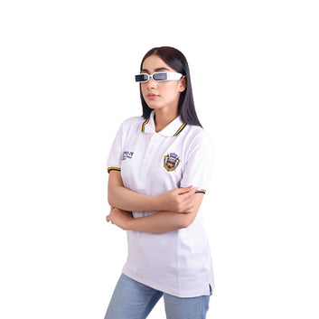 PO-78 White Polo Shirt - L