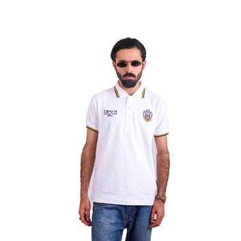 PO-78 White Polo Shirt
