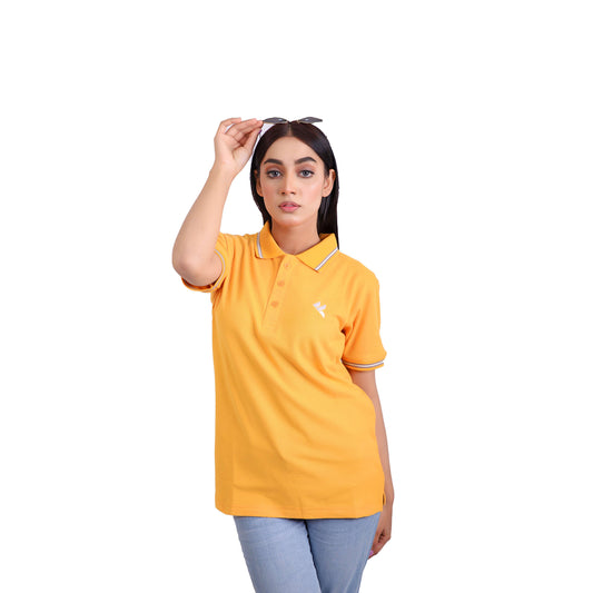 KF Mustard Polo Shirt - L