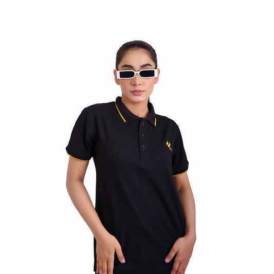 KF Black Polo Shirt - L