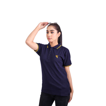 KF Navy Blue Polo Shirt - L