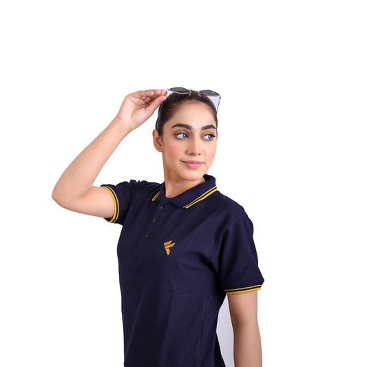 KF Navy Blue Polo Shirt - L